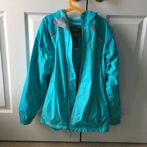 L.L. Bean Blue Rain Jacket